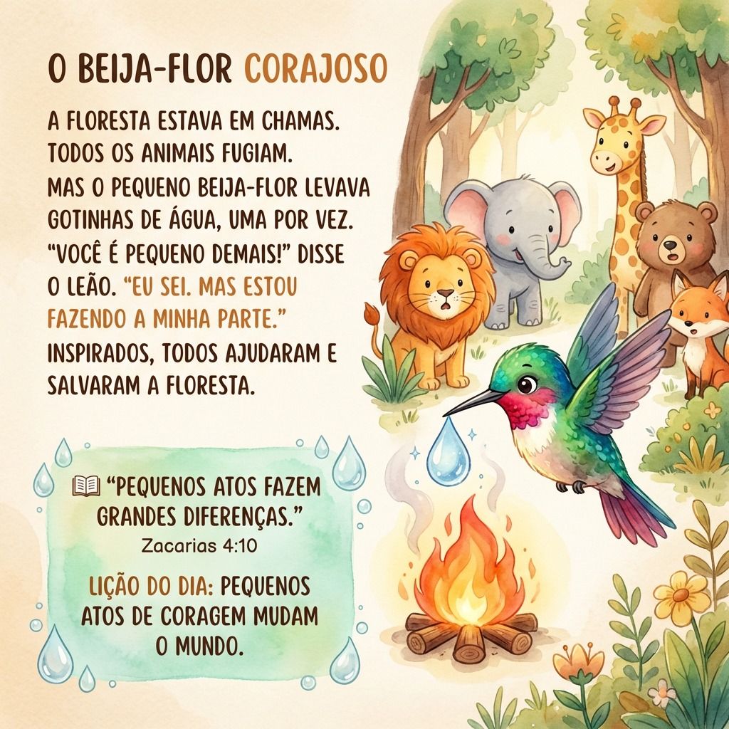 O Beija-Flor Corajoso
